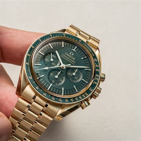 speedmaster moonshine gold watch